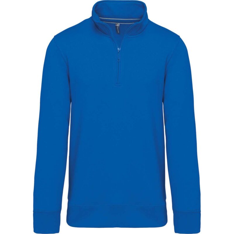 Kariban ZIPPED NECK SWEATSHIRT - ανοιχτό βασιλικό μπλε