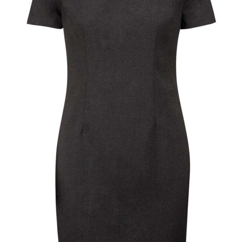 ka500-anthracite_heather-a1 Kariban SHORT-SLEEVED DRESS - Anthracite Heather