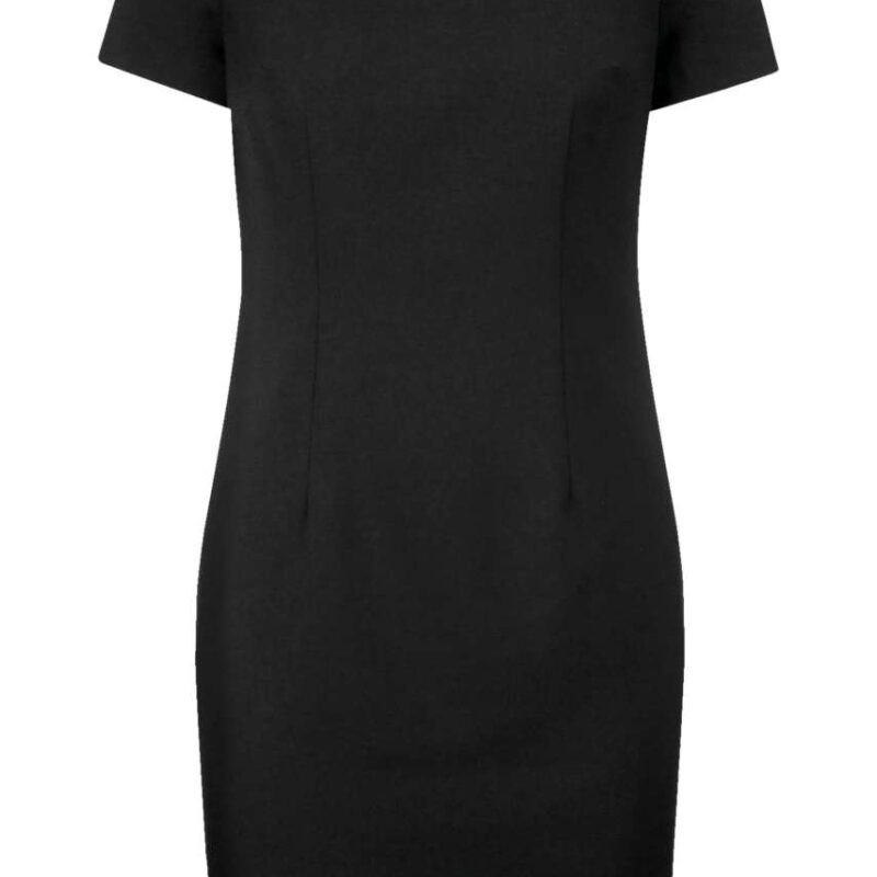 ka500-black-a1 Kariban SHORT-SLEEVED DRESS - Μαύρο