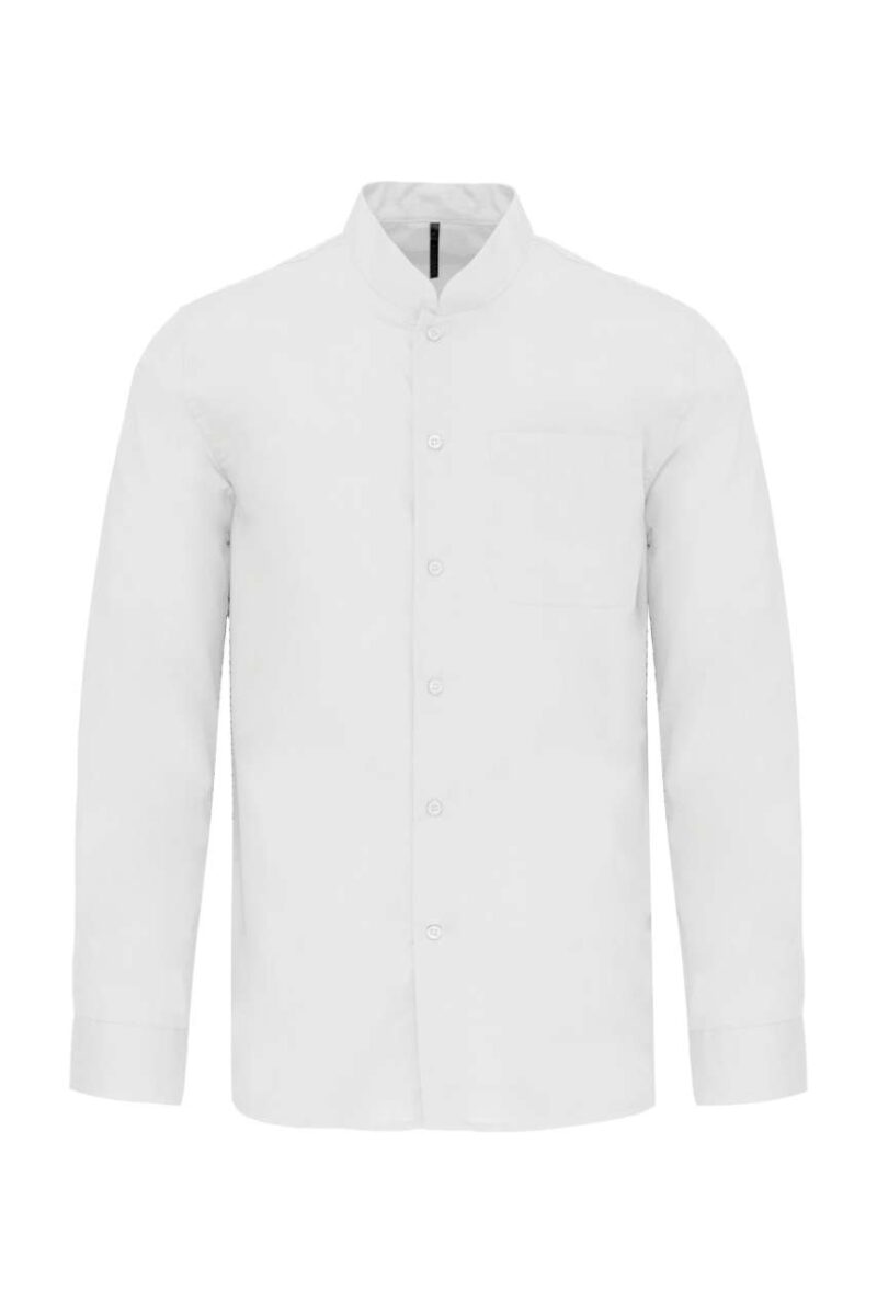 ka515-white-a2 Kariban SOL'S Ανδρικό LONG-SLEEVED MANDARIN COLLAR πουκάμισο - Λευκό