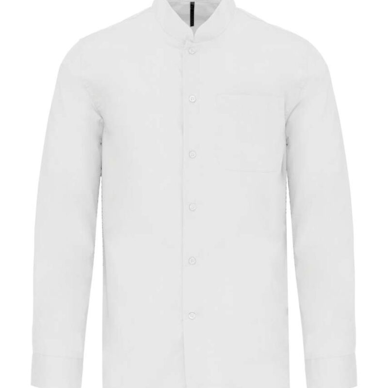 ka515-white-a2 Kariban SOL'S Ανδρικό LONG-SLEEVED MANDARIN COLLAR πουκάμισο - Λευκό