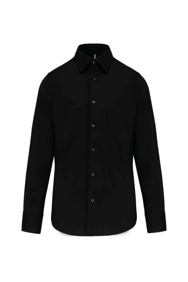 ka522-black-a2 Kariban Ανδρικό SHIRT FITTED LONG-SLEEVED NON-IRON - Μαύρο