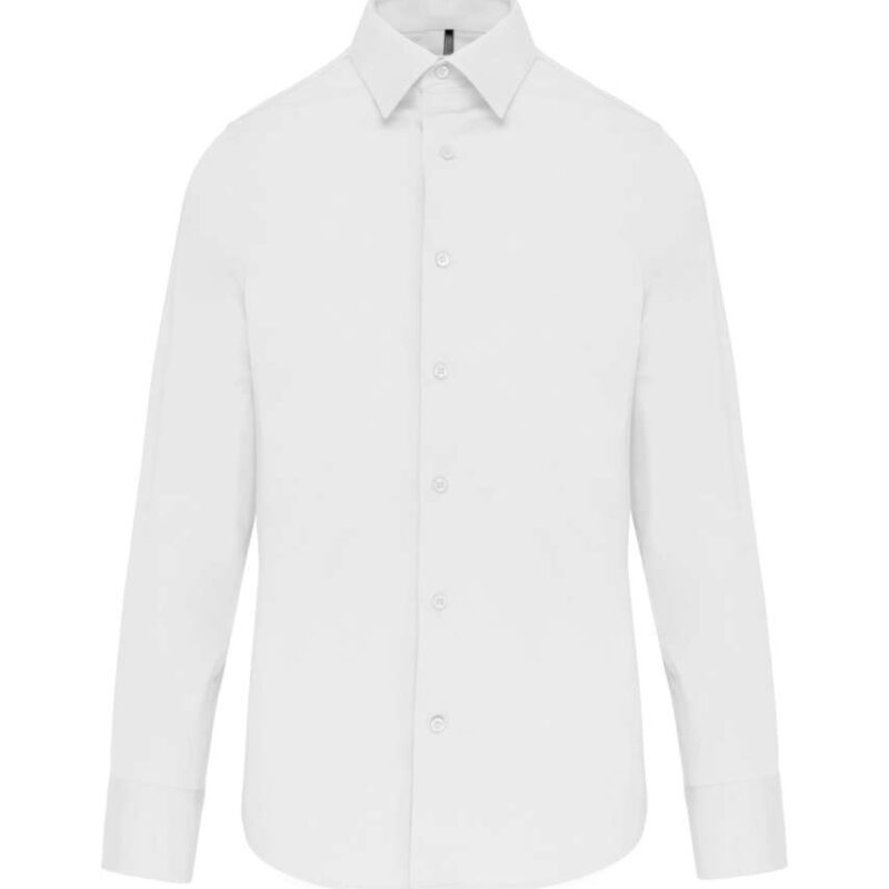 ka522-white-a2 Kariban Ανδρικό SHIRT FITTED LONG-SLEEVED NON-IRON - Λευκό