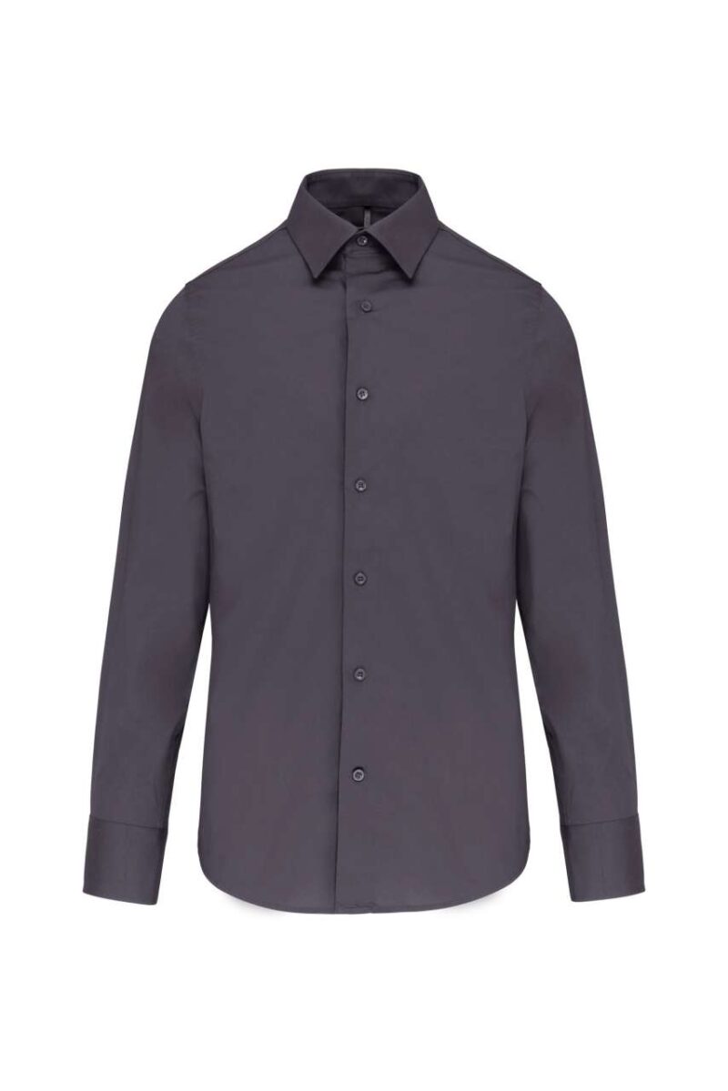 ka522-zinc-a2 Kariban Ανδρικό SHIRT FITTED LONG-SLEEVED NON-IRON - Γκρι του ψευδαργύρου
