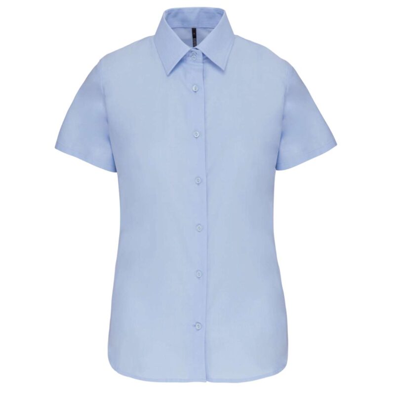 Kariban SHIRT OXFORD SHORT-SLEEVED για LADIES - Μπλε της Οξφόρδης