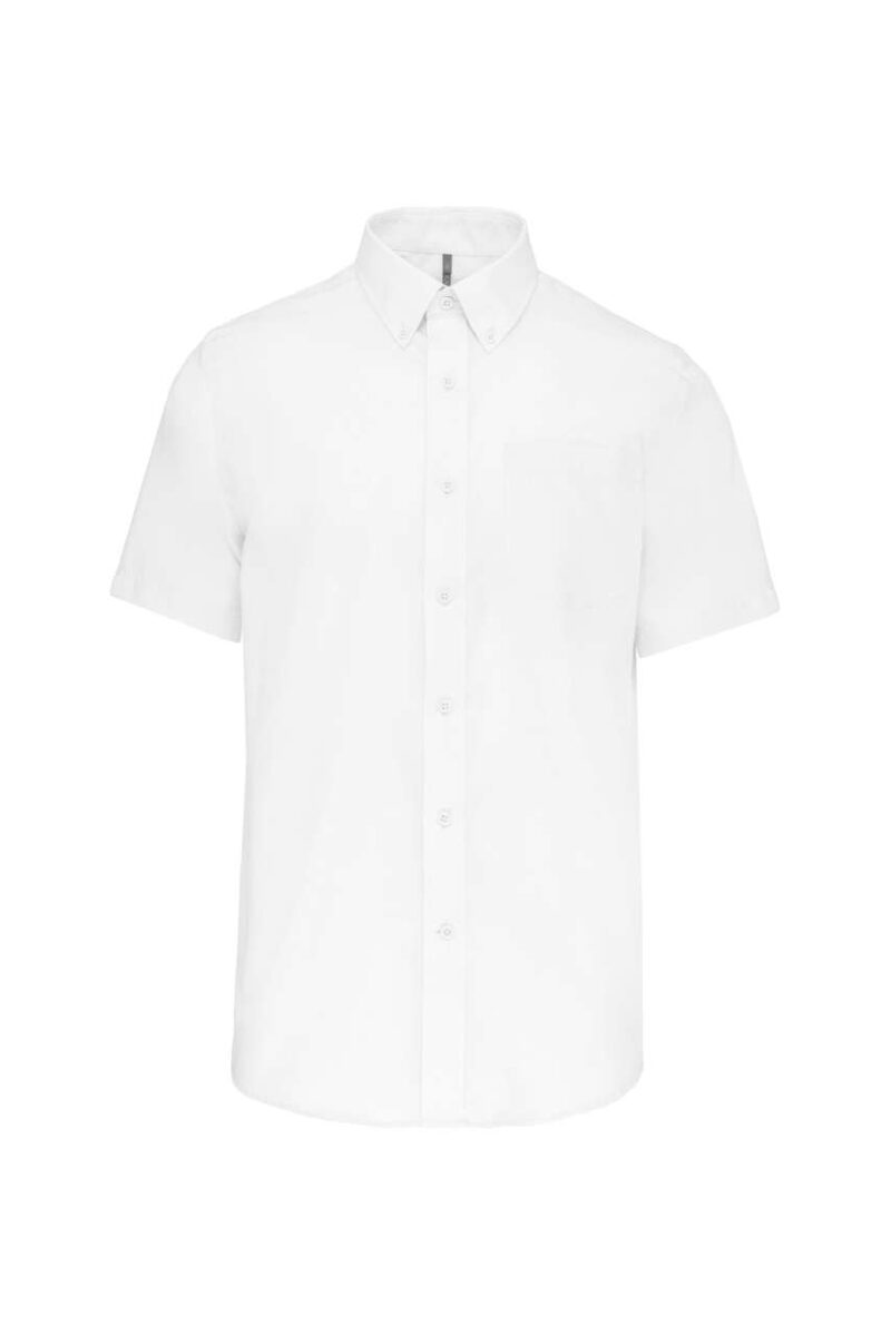ka539-white-a2 Kariban MEN'S SHORT-SLEEVED NON-IRON SHIRT - Λευκό