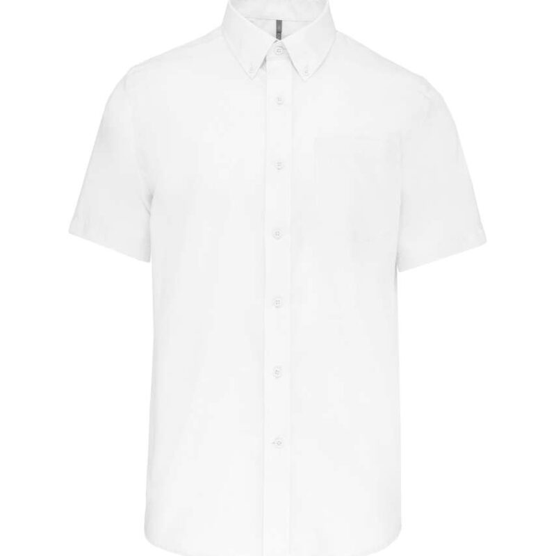 ka539-white-a2 Kariban MEN'S SHORT-SLEEVED NON-IRON SHIRT - Λευκό