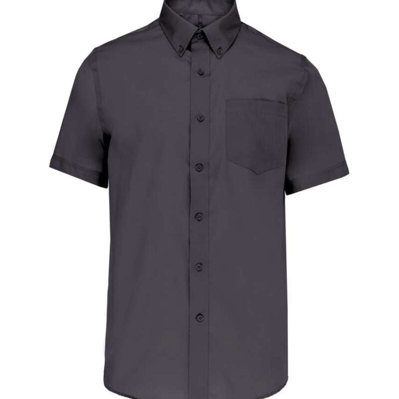 ka539-zinc-a2 Kariban MEN'S SHORT-SLEEVED NON-IRON SHIRT - Γκρι του ψευδαργύρου