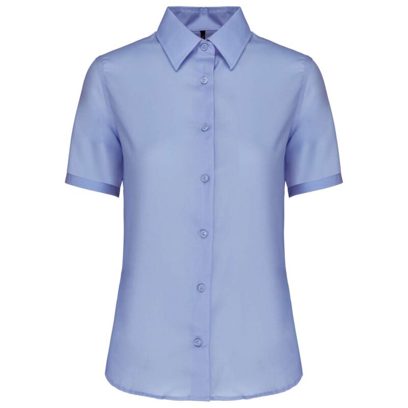 ka540-bright_sky-a1 Kariban LADIES' SHORT-SLEEVED NON-IRON SHIRT - Φωτεινό Γαλάζιο