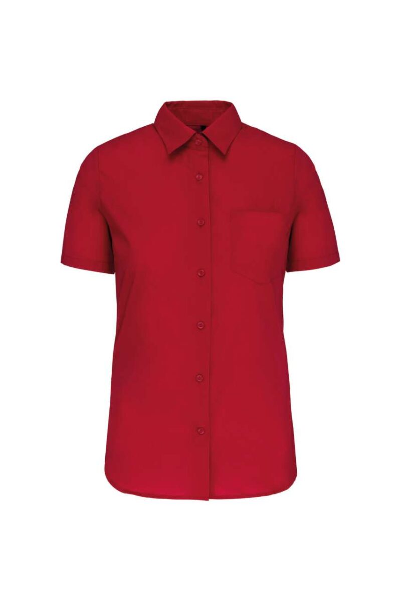 ka544-classic_red-a2 Kariban ποπλίνα) - `SHIRT` -> Πουκάμισο (noun) Putting it together: A shirt is "πουκάμισο" (neuter). So adjectives need to be neuter. `LADIES'` -> Γυναικείο (feminine, but here it modifies "shirt" which is neuter, so " - Κλασικό Κόκκινο