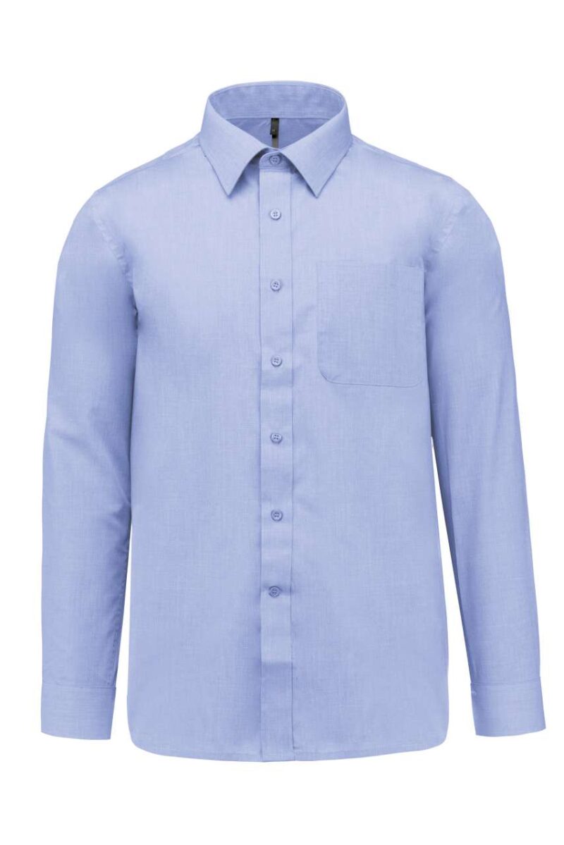 ka545-bright_sky-a2 Kariban LONG-SLEEVED - JOFREY SHIRT - Φωτεινό Γαλάζιο