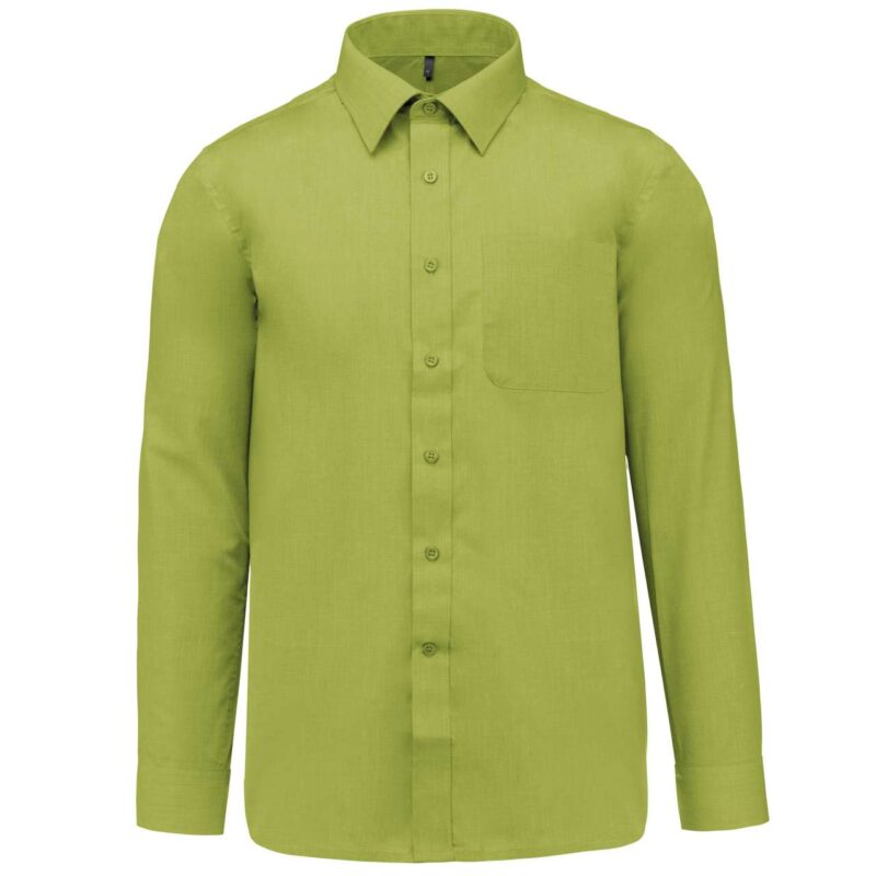 ka545-burnt_lime-a2 Kariban LONG-SLEEVED - JOFREY SHIRT - Καμένο Λάιμ