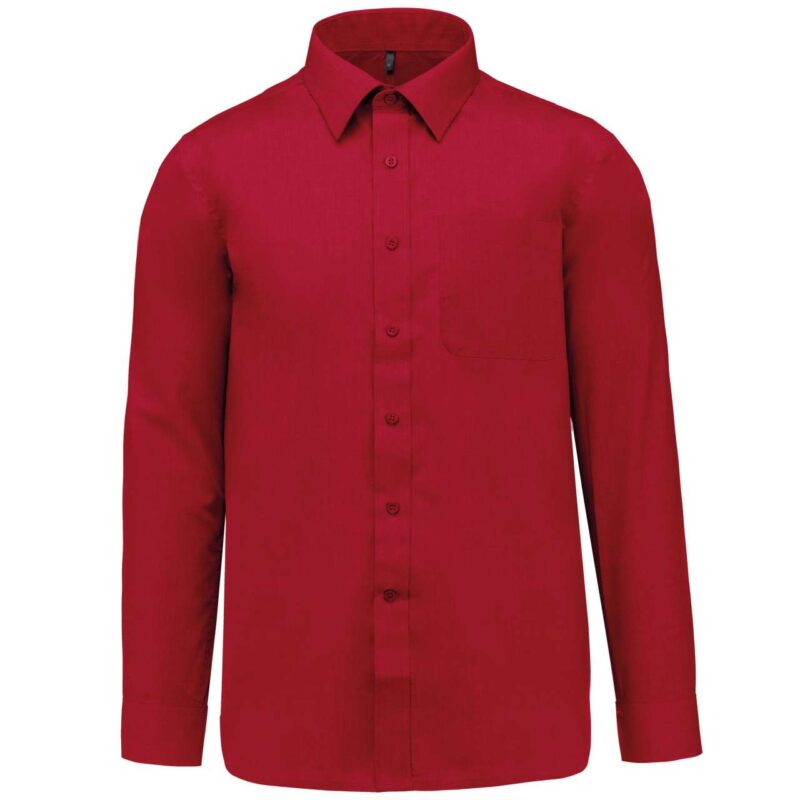 ka545-classic_red-a2 Kariban LONG-SLEEVED - JOFREY SHIRT - Κλασικό Κόκκινο