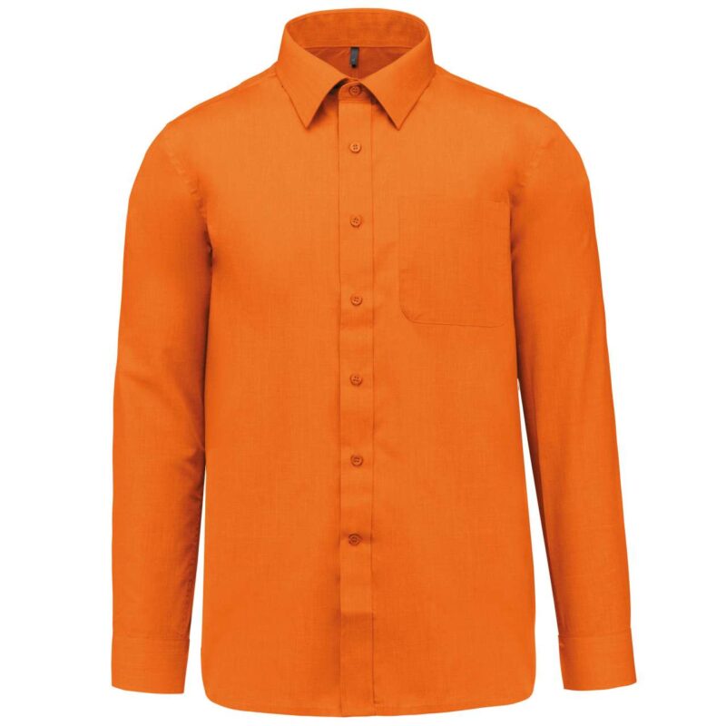 ka545-orange-a2 Kariban LONG-SLEEVED - JOFREY SHIRT - πορτοκαλί
