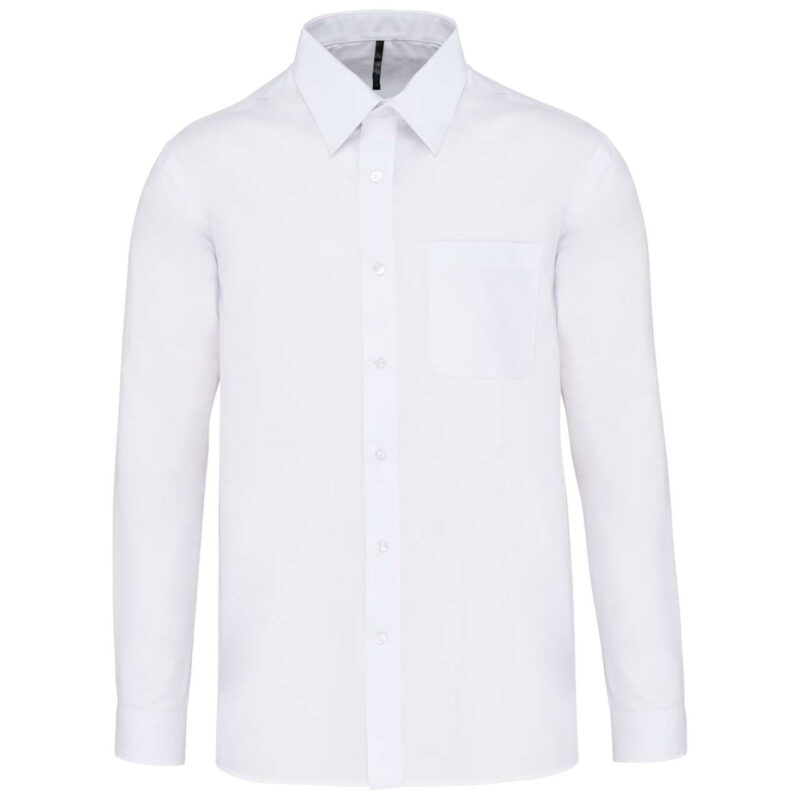 ka545-white-a1 Kariban LONG-SLEEVED - JOFREY SHIRT - Λευκό