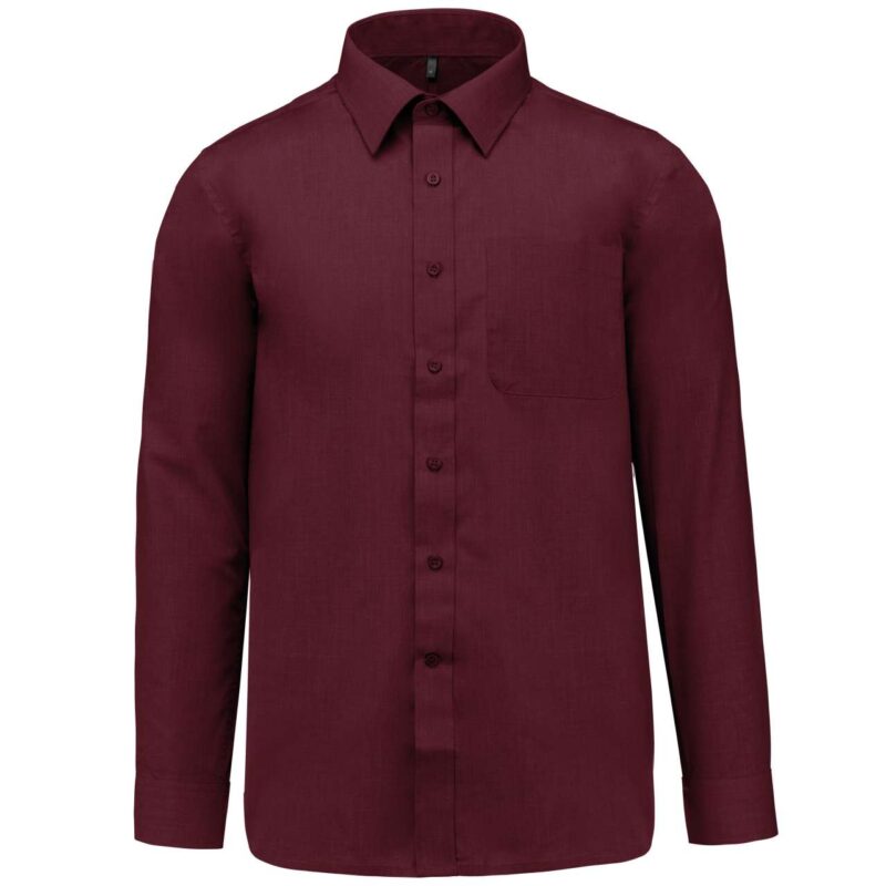 ka545-wine-a1 Kariban LONG-SLEEVED - JOFREY SHIRT - Κρασί