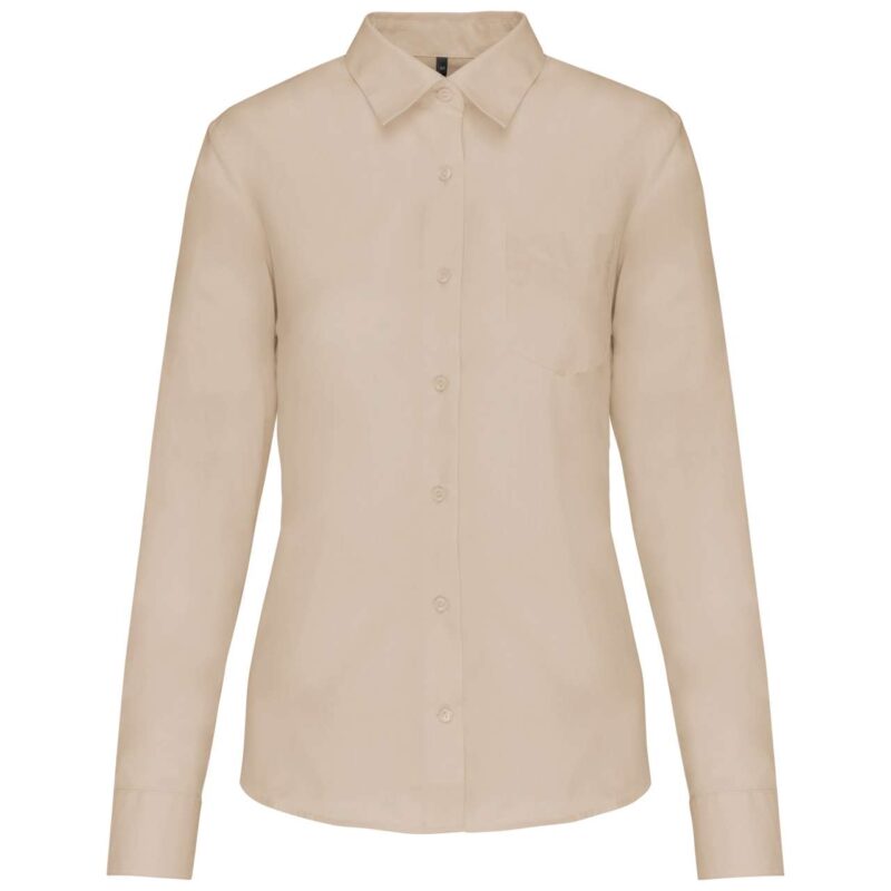 ka549-angora-a1 Kariban LONG-SLEEVED - JESSICA' SHIRT LADIES - Angora