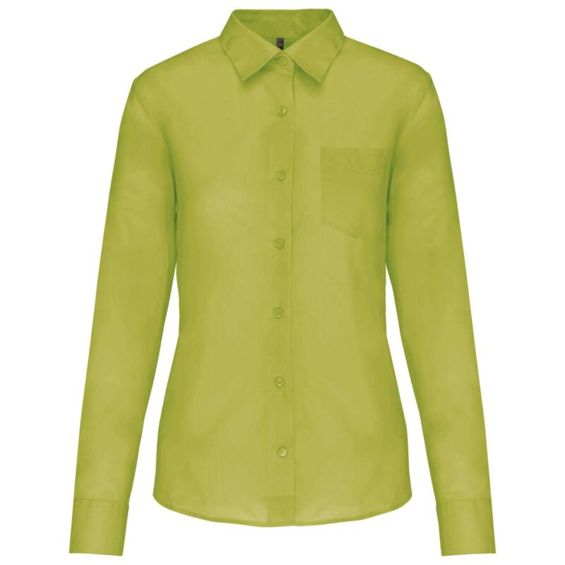 ka549-burnt_lime-a2 Kariban LONG-SLEEVED - JESSICA' SHIRT LADIES - Καμένο Λάιμ