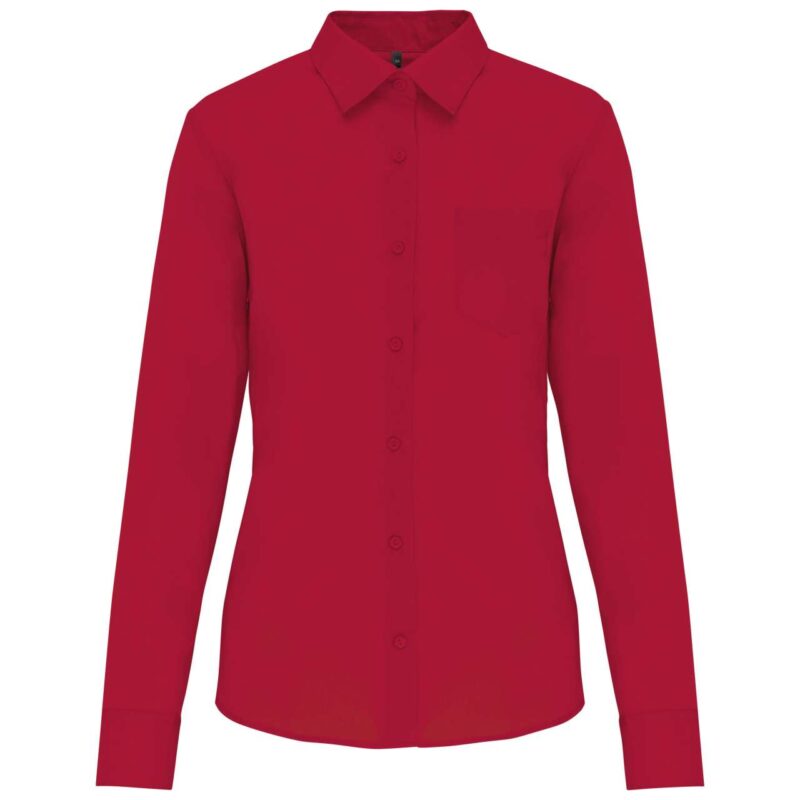 ka549-classic_red-a2 Kariban LONG-SLEEVED - JESSICA' SHIRT LADIES - Κλασικό Κόκκινο
