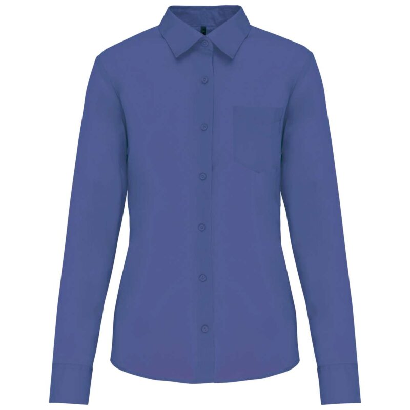 ka549-cobalt_blue-a1 Kariban LONG-SLEEVED - JESSICA' SHIRT LADIES - Cobalt Blue