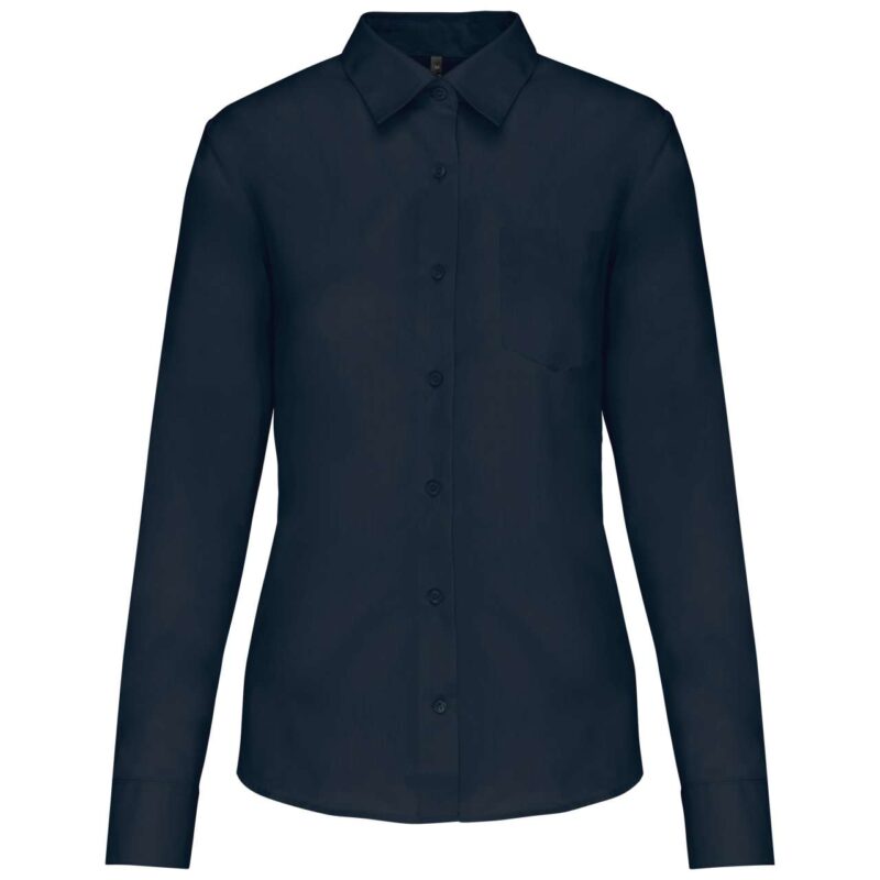 ka549-navy-a1 Kariban LONG-SLEEVED - JESSICA' SHIRT LADIES - Μπλε μαρίν