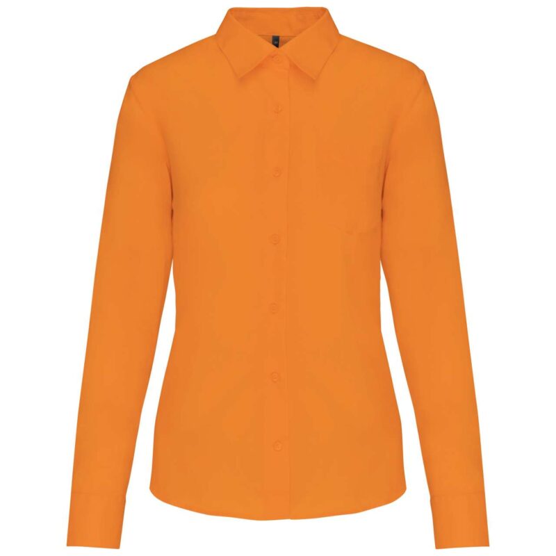 ka549-orange-a1 Kariban LONG-SLEEVED - JESSICA' SHIRT LADIES - πορτοκαλί