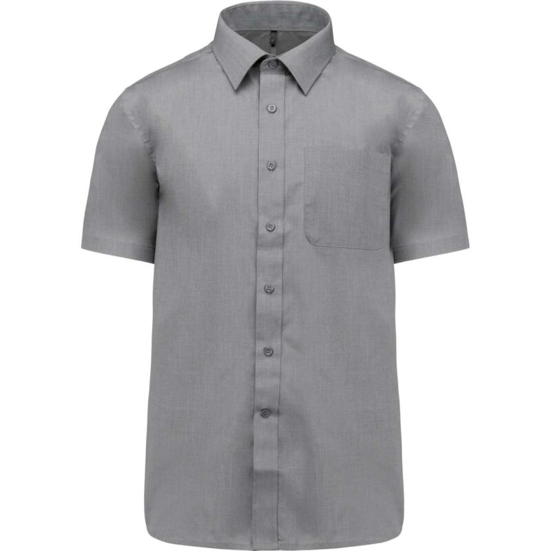 ka551-marl_storm_grey-a1 Kariban ACE - SHORT-SLEEVED SHIRT - ασημί