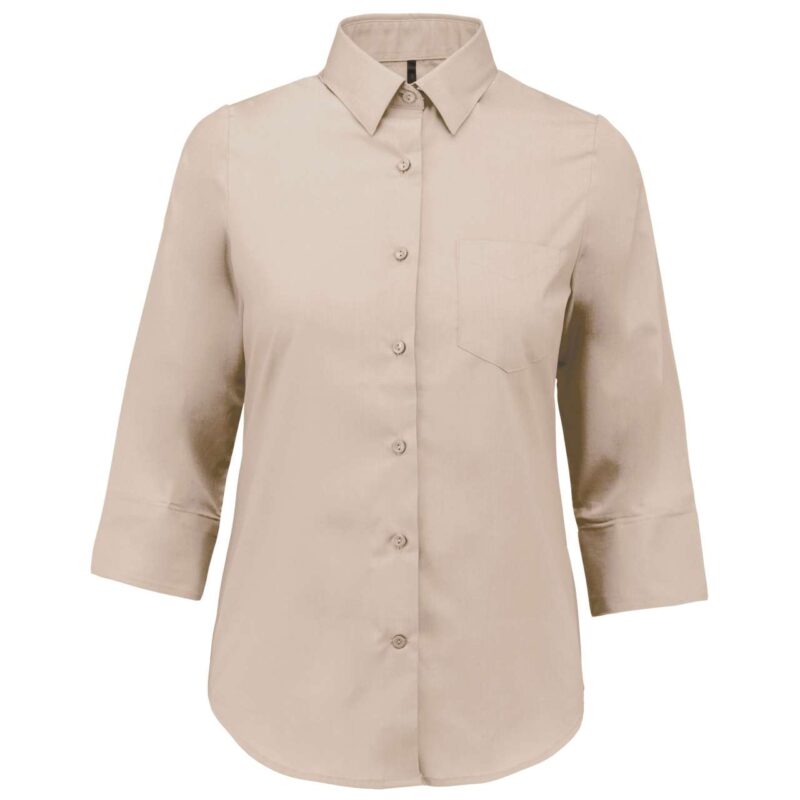 Kariban LADIES' 3/4 SLEEVED SHIRT" The instruction is to "Translate this product title/text to natural Greek". If I keep "3/4" as "3/4", is it "natural Greek"? Yes, "3/4" is very commonly used in Greek for sleeve length. If I translate - Angora