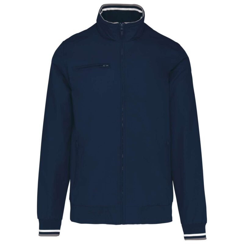 ka609-navy_white_storm_grey-a1 Kariban CITY BLOUSON JACKET - Ναυτικό/Λευκό/Γκρι καταιγίδας