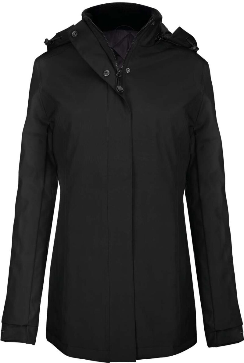 Kariban LADIES' PARKA - Μαύρο
