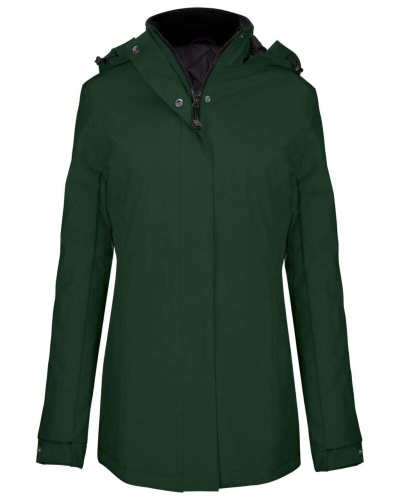 Kariban LADIES' PARKA - Πράσινο του δάσους