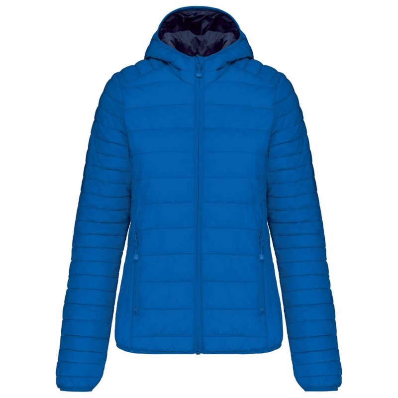 ka6111-light_royal_blue-a1 Kariban LADIES' LIGHTWEIGHT HOODED PADDED JACKET - ανοιχτό βασιλικό μπλε