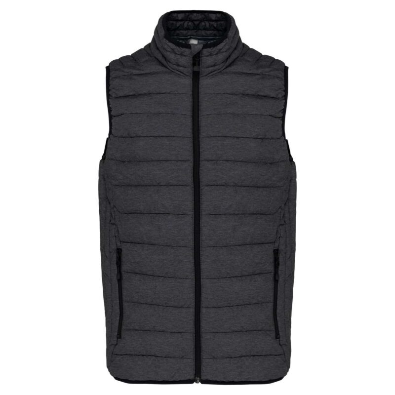 ka6113-marl_dark_grey-a1 Kariban SOL'S MEN LIGHTWEIGHT FAKE DOWN JACKET - 70% Polyamide/30% Polyester