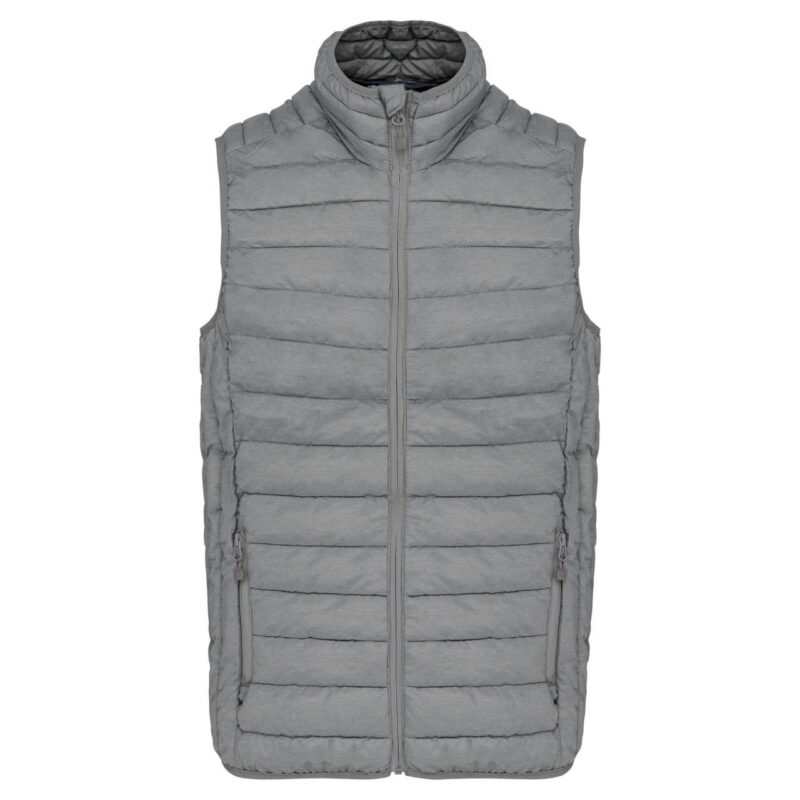 ka6113-marl_silver-a1 Kariban SOL'S MEN LIGHTWEIGHT FAKE DOWN JACKET - 70% Polyester/30% Polyamide