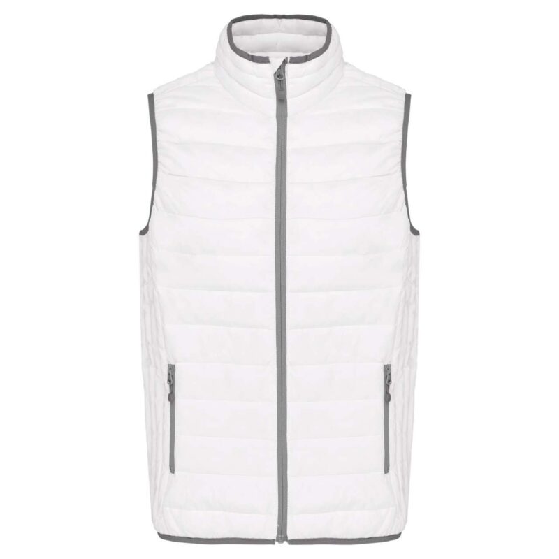 ka6113-white-a1 Kariban SOL'S MEN LIGHTWEIGHT FAKE DOWN JACKET - Λευκό