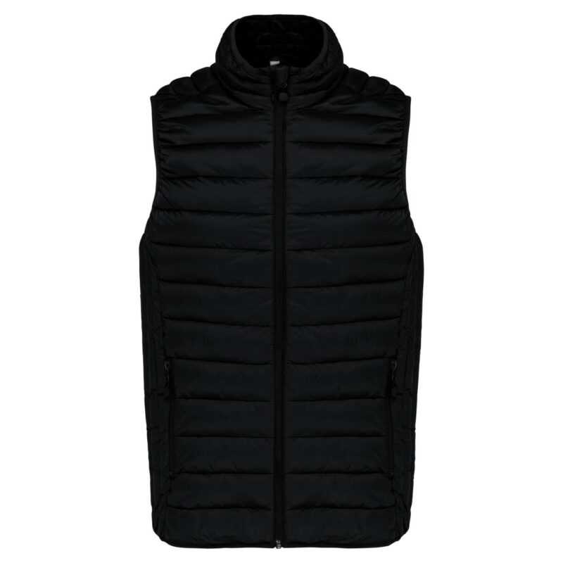 Kariban LADIES' LIGHTWEIGHT SLEEVELESS FAKE DOWN JACKET - Μαύρο