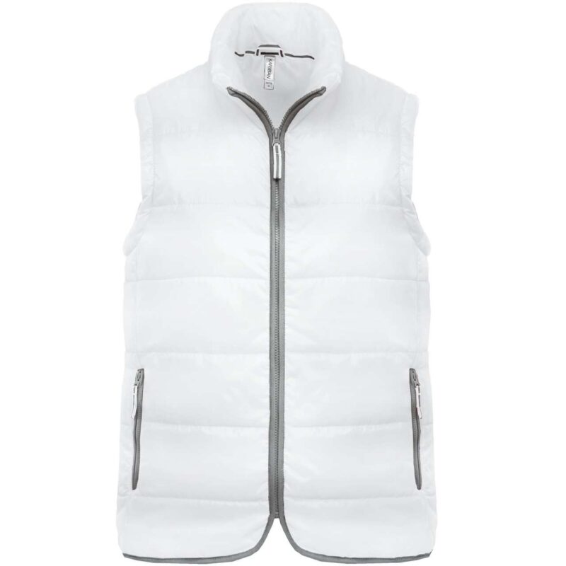 ka6116-white-a1 Kariban QUILTED BODYWARMER - Λευκό