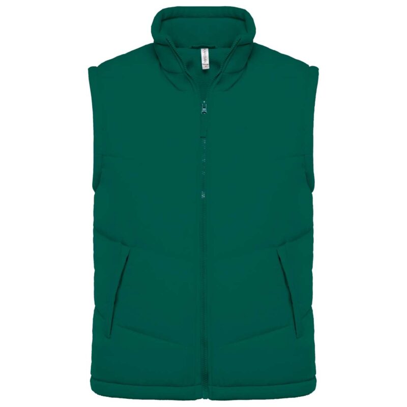 ka6118-dark_green-a1 Kariban FLEECE LINED BODYWARMER - Dark Green