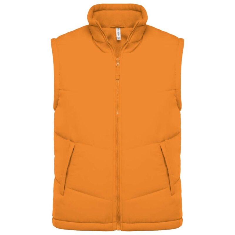 ka6118-orange-a1 Kariban FLEECE LINED BODYWARMER - πορτοκαλί