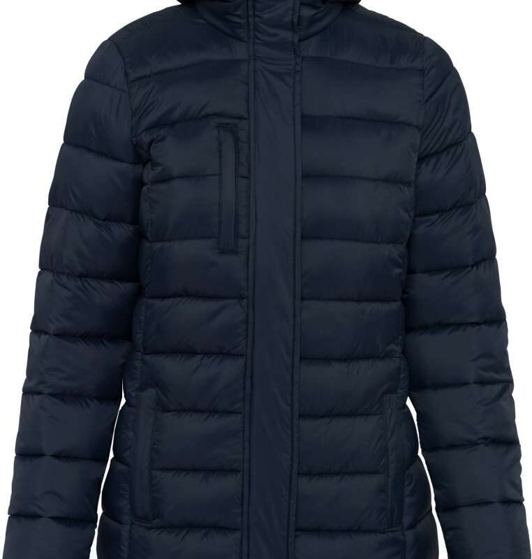 ka6129-navy-a1 Kariban LADIES' LIGHTWEIGHT HOODED PADDED PARKA - Μπλε μαρίν