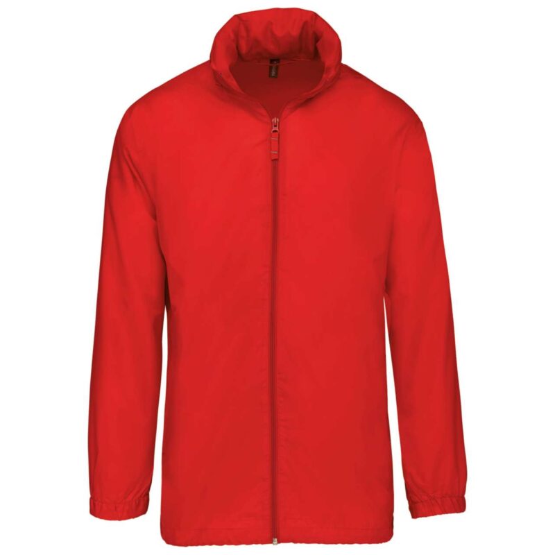 ka616-red-a1 Kariban WINDBREAKER UNLINED - Κόκκινο