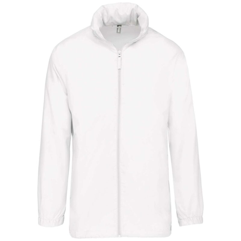 ka616-white-a1 Kariban WINDBREAKER UNLINED - Λευκό