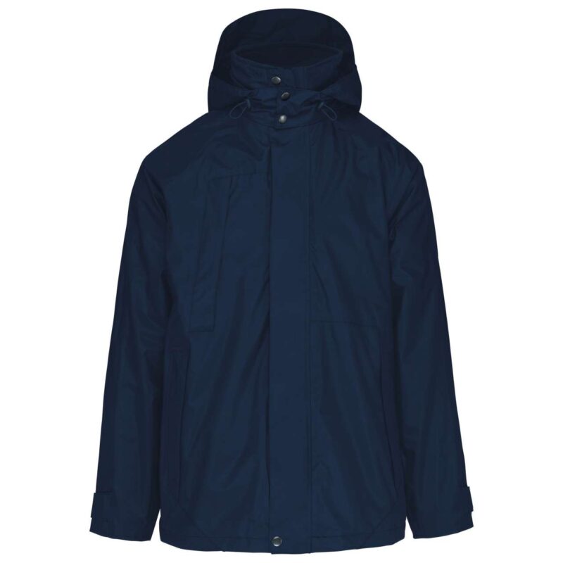 ka657-navy-a1 Kariban 3-σε-1 PARKA - Μπλε μαρίν