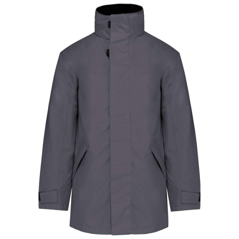 Kariban QUILTED PARKA - Σκούρο Γκρι