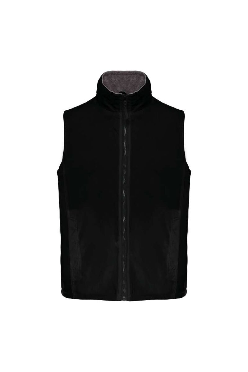 ka679-black_grey-a2 Kariban RECORD - FLEECE LINED BODYWARMER - Μαύρο/Γκρι