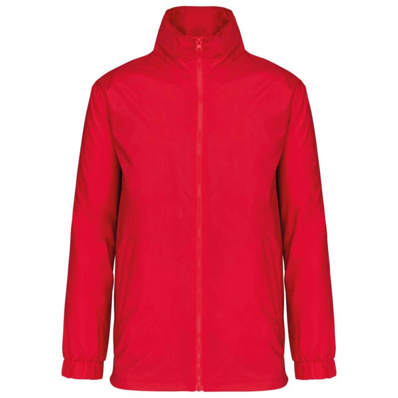ka687-red-a1 Kariban EAGLE - LINED WINDBREAKER - Κόκκινο