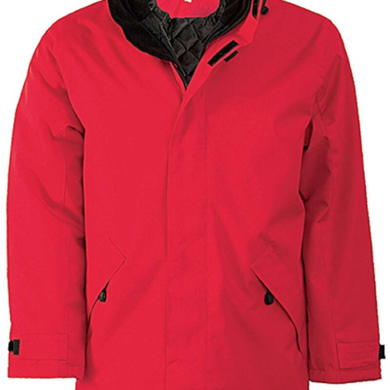 ka696-red-a1 Kariban KIDS PARKA - Κόκκινο