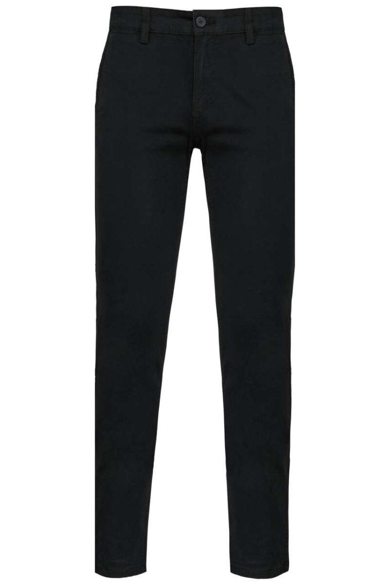 ka740-black-a1 Kariban MEN CHINO TROUSERS - Μαύρο