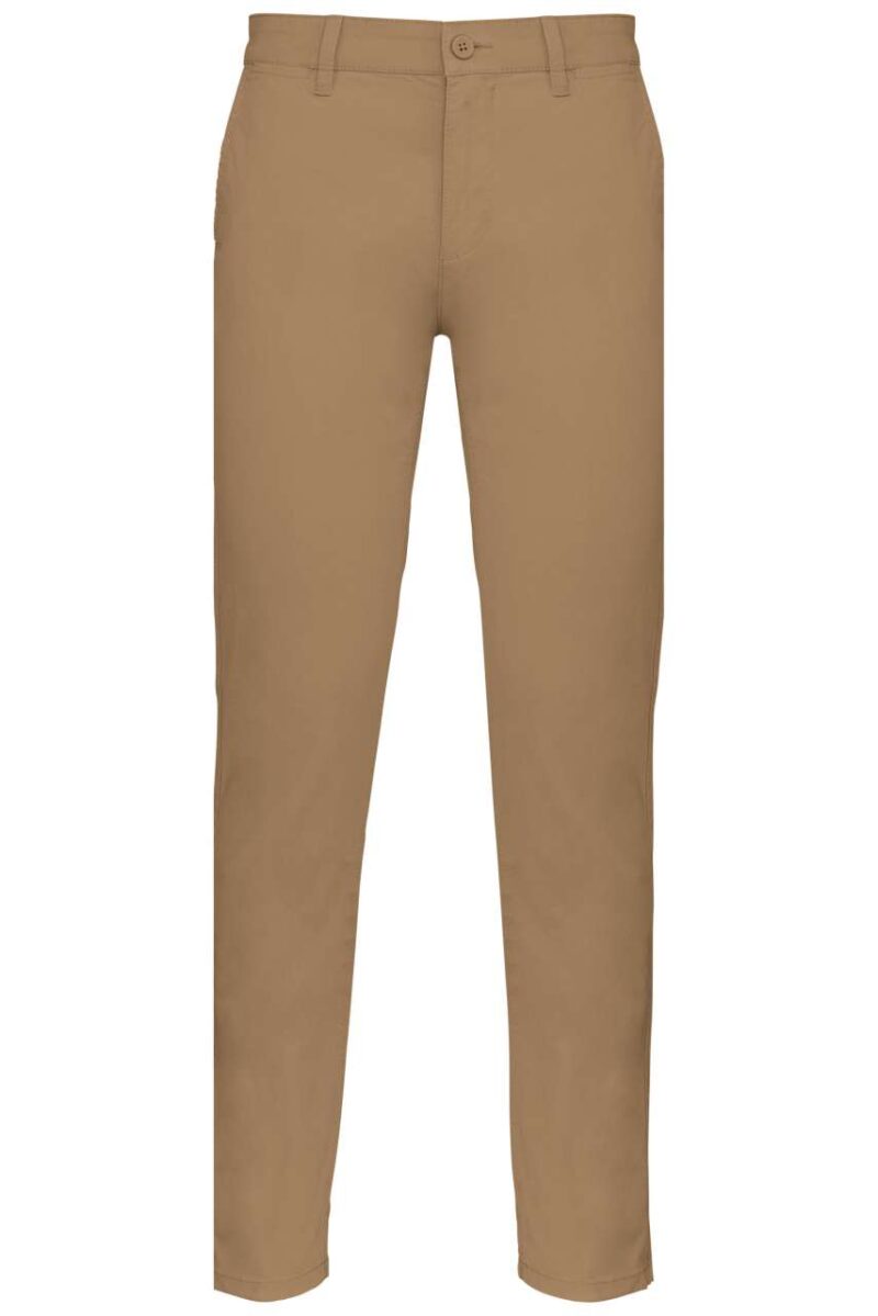 ka740-camel-a1 Kariban MEN CHINO TROUSERS - Καμηλό