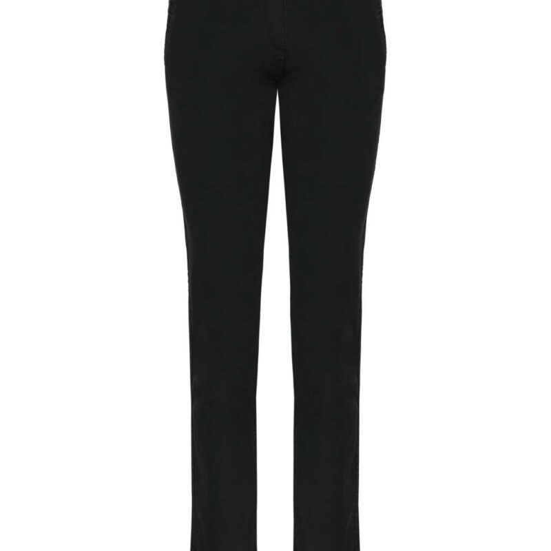 ka741-black-a1 Kariban LADIES' CHINO TROUSERS - Μαύρο